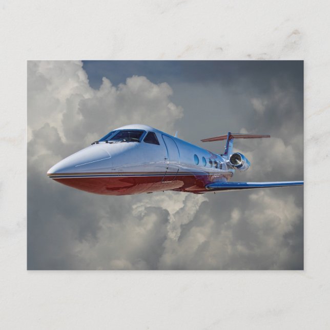 GULFSTREAM 3 IN CLOUDS POSTCARD (Front)