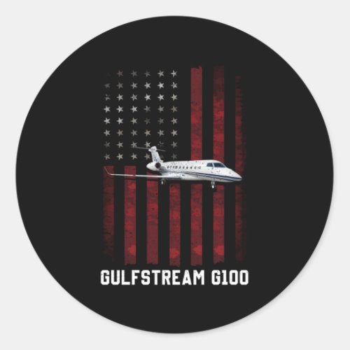 Gulfstream G100 G150_ Iai 1125 Astra C_38 Courier Classic Round Sticker