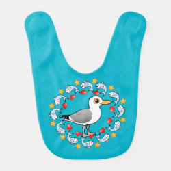 Herring Gull Circle of Love Baby Bib