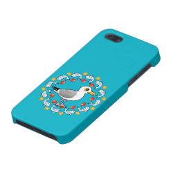 Herring Gull Circle of Love Case Savvy iPhone 5 Matte Finish Case