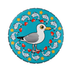 Herring Gull Circle of Love Jelly Belly™ Giant Snip Snap Tin