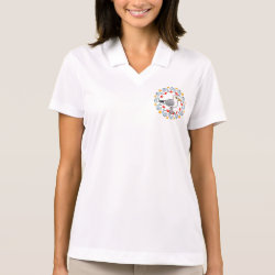 Herring Gull Circle of Love Women's Nike Dri-FIT Pique Polo Shirt