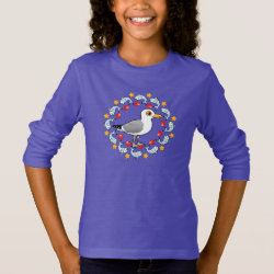 Herring Gull Circle of Love Girls' Basic Long Sleeve T-Shirt