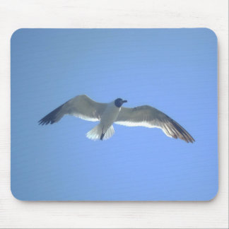 Gull in Flight Mousepad