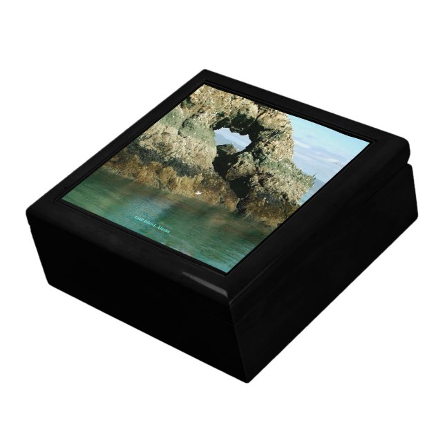 Gull Island, Alaska Keepsake Box (Side)