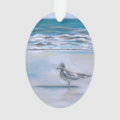 Gull on the Shore Ornament (Back)