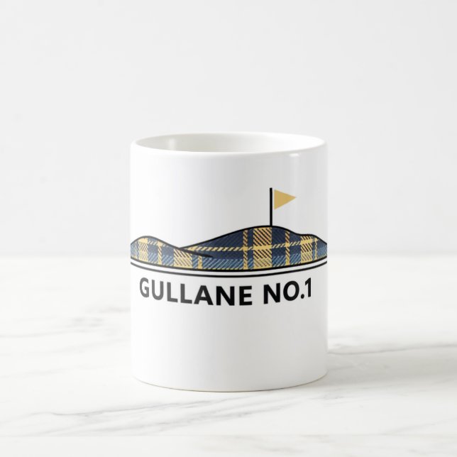 Gullane Golf Scottish Golfing Gift Tartan  Coffee Mug (Center)