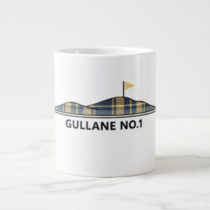 Gullane Golf Scottish Golfing Gift Tartan Giant Coffee Mug