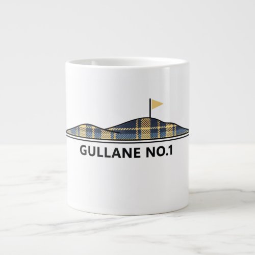 Gullane Golf Scottish Golfing Gift Tartan  Giant Coffee Mug