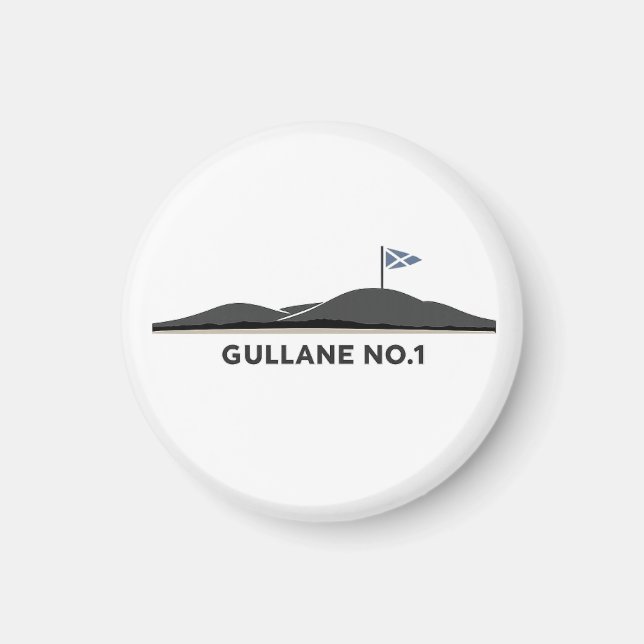 Gullane Scotland Golf Ball  Magnet (Front)
