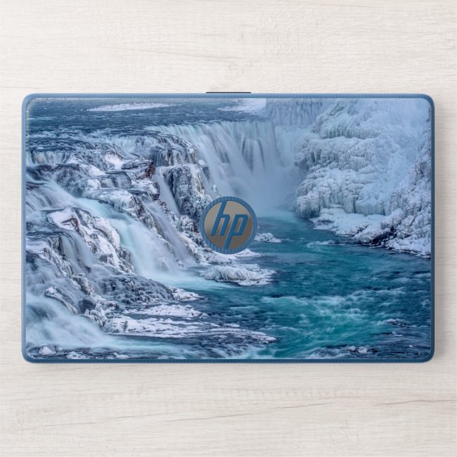 Gullfoss Falls, Iceland HP Laptop Skin (Front)
