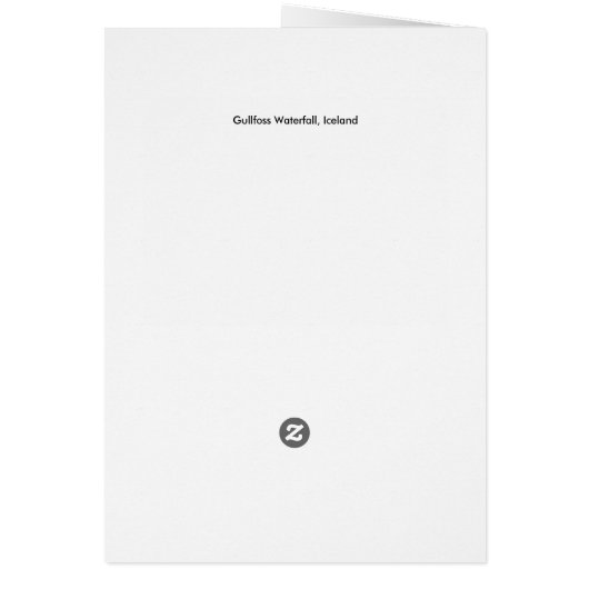 Gullfoss Waterfall, Iceland (Back)