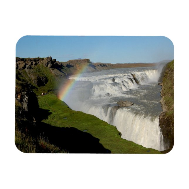 Gullfoss waterfall in summer magnet (Horizontal)
