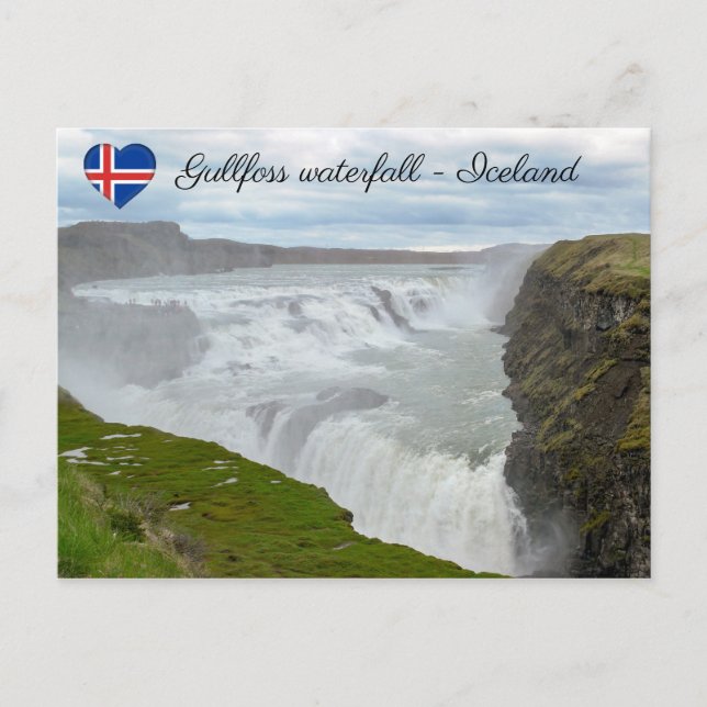 Gullfoss waterfall - Southwest Iceland Postcard (Front)