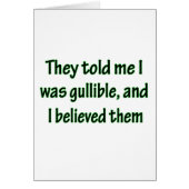 Gullible (Front)