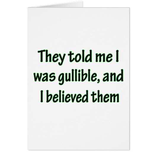 Gullible Cards (Front)