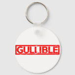 Gullible Stamp Keychain