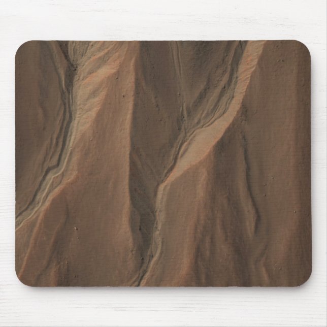 Gullies at the Edge of Hale Crater, Mars Mouse Pad (Front)