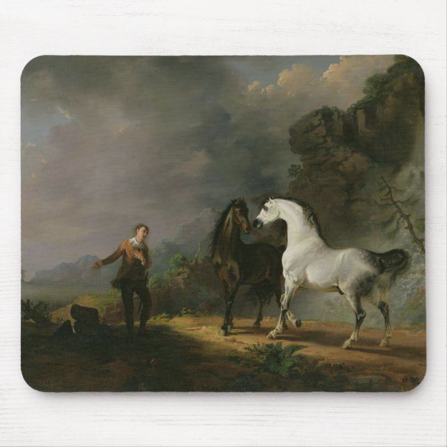 Gulliver Addressing the Houyhnhnms, 1769 (oil on c Mouse Pad (Front)