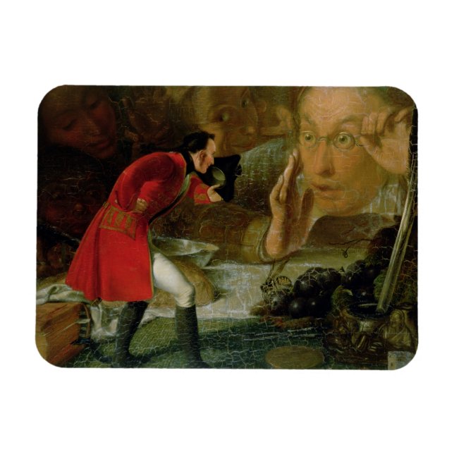 Gulliver Exhibited to the Brobdingnag Farmer Magnet (Horizontal)