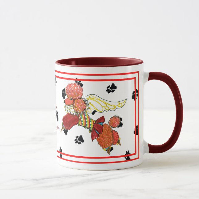 Gulliver's Angels Apricot Poodle Mug (Right)