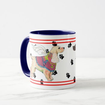 Gulliver's Angels Black And Tan English Cocker Mug by edentities at Zazzle