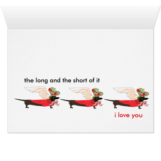 Gulliver's Angels Black Dachshund "Bone Mot" (Inside Horizontal (Bottom))