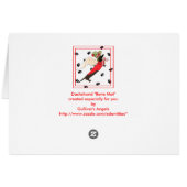 Gulliver's Angels Black Dachshund "Bone Mot" Cards (Back Horizontal)