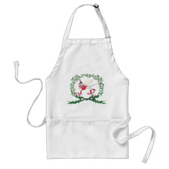 Gulliver's Angels Dalmatian Holiday Barker Apron by edentities at Zazzle