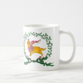 Gulliver's Angels Golden Retriever Holiday Mug by edentities at Zazzle