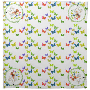 Gulliver's Angels Papillon Dinner Napkins