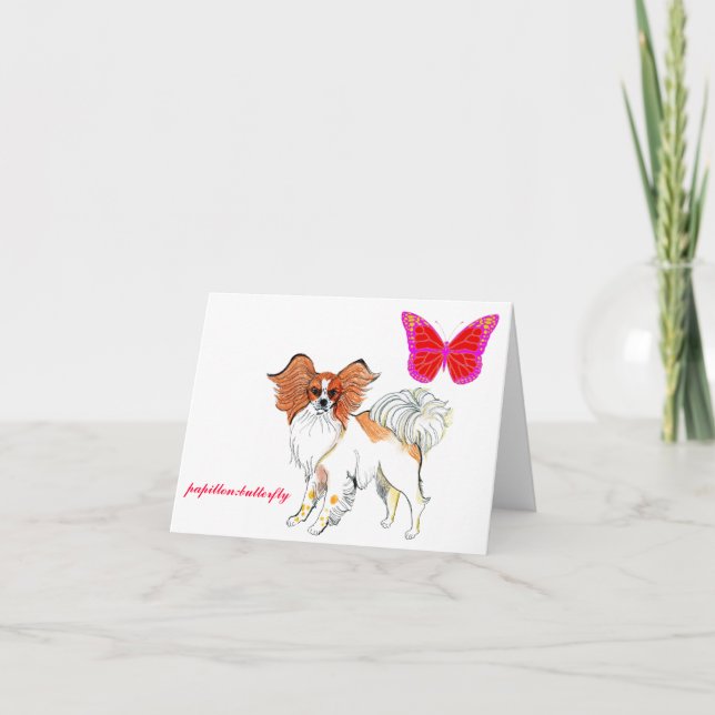 Gulliver's Angels Papillon Note Card (Front)