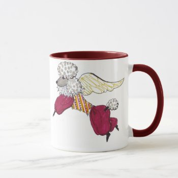 Gulliver's Angels Poodle Mug by edentities at Zazzle
