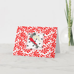 Gulliver's Dapple Dachshund NOEL Holiday Card