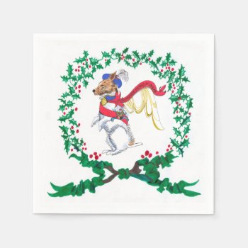 Gulliver's Jack Russell Christmas Napkins by edentities at Zazzle