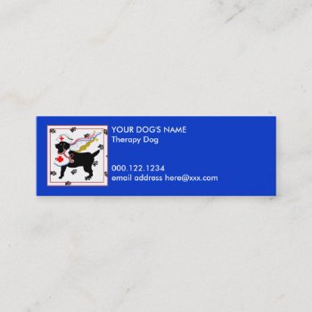Gulliver's Therapy Angel Labrador Calling Card by edentities at Zazzle