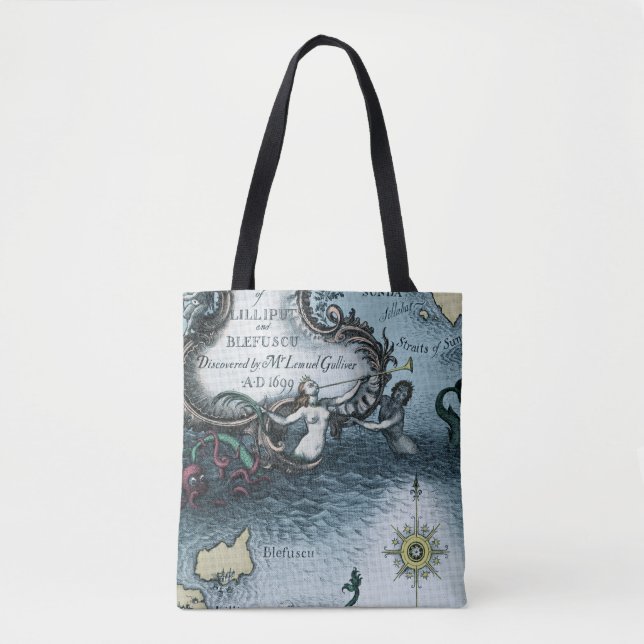 Gulliver's Travels by Jonathan Swift Tote Bag (Front)
