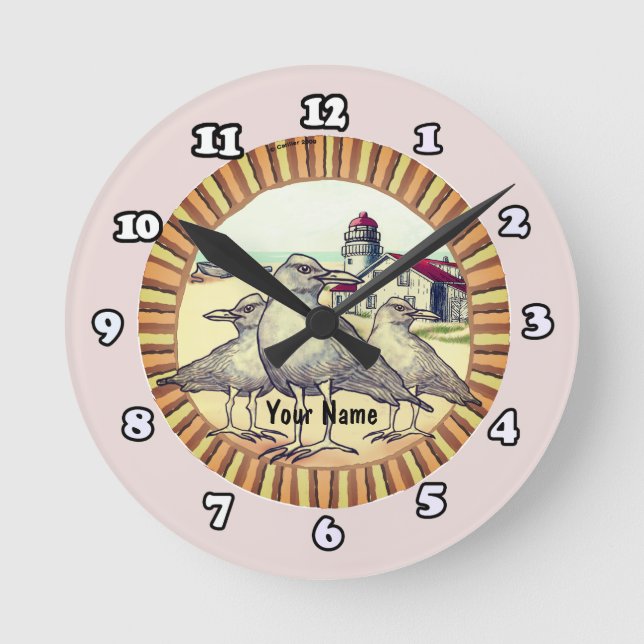 Gulls Lighthouse Clock (Front)