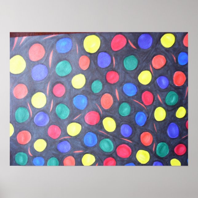 Gum-balls in Space Poster (Front)