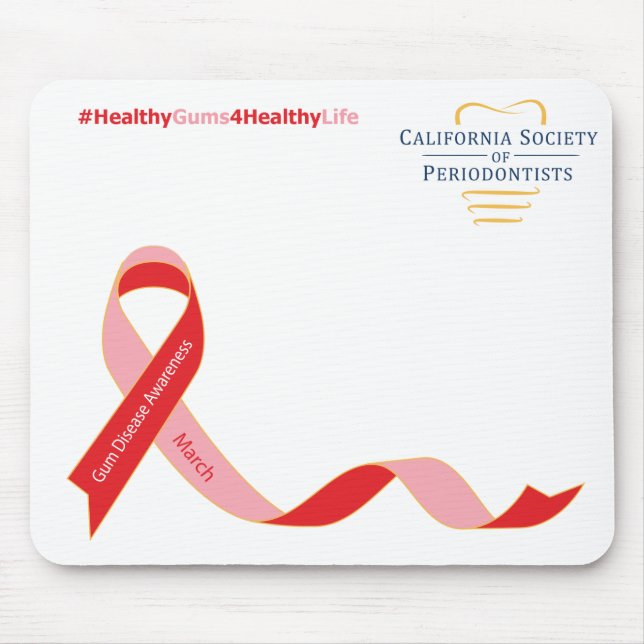 Gum Disease Awareness Mouse Pad (Front)