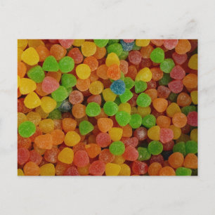 Gum Drops Sweets Postcard