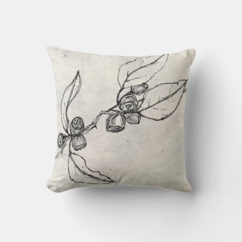 Gum Nut Nature Feature Cushion Original Drawing