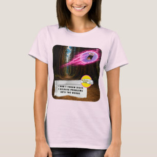 Gum Wrapper Jokes Disc Golf T-Shirt