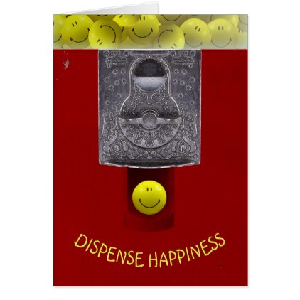 Gumball Happy Face Note Card