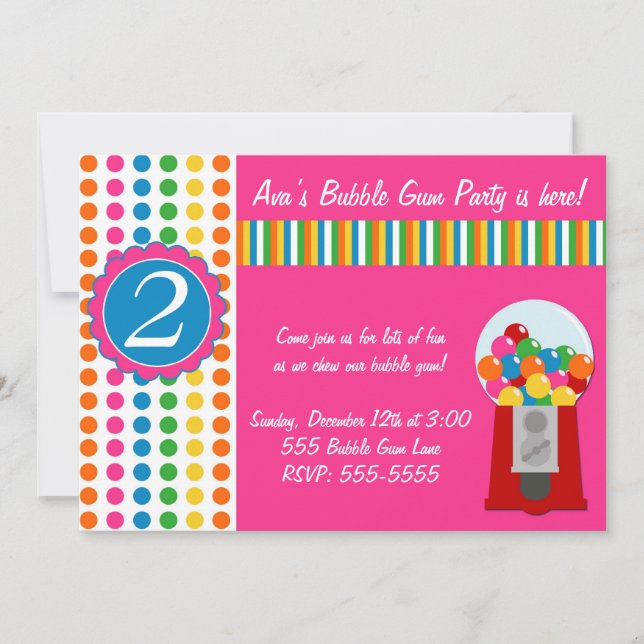 Gumball Invite (Front)