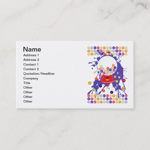 Gumball_Machine Business Card Templates