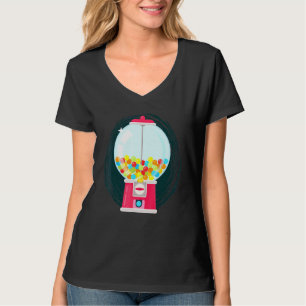 Gumball Machine Candy Dispenser Sweets Candy T-Shirt