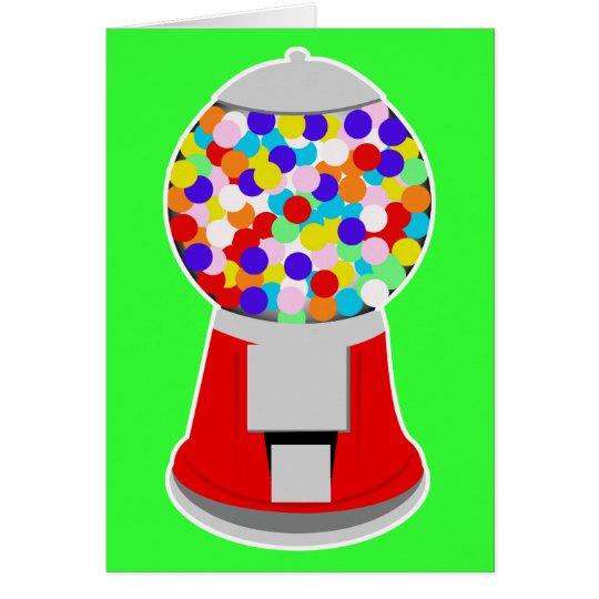 Gumball Machine Card