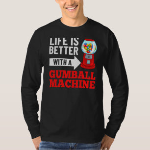 Gumball Machine Gum Ball Bubble Chewing Gum T-Shirt