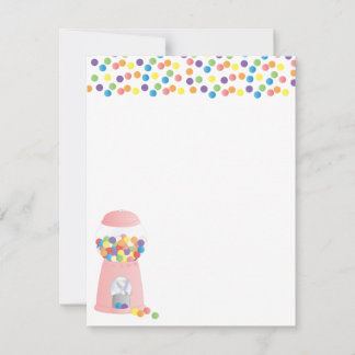 Gumball Machine Invitation